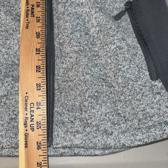Naturals Reflections Sweater Woman’s Size M Fleece Lined Hooded Full Zip Grey - Picture 13 of 13
